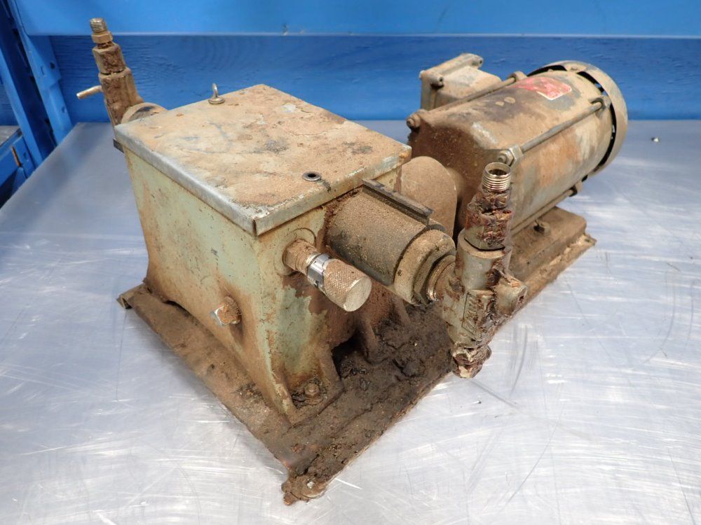 Texsteam 8oz-1.5gal/day Chemical Injection Pump And Motor - 43212amw117