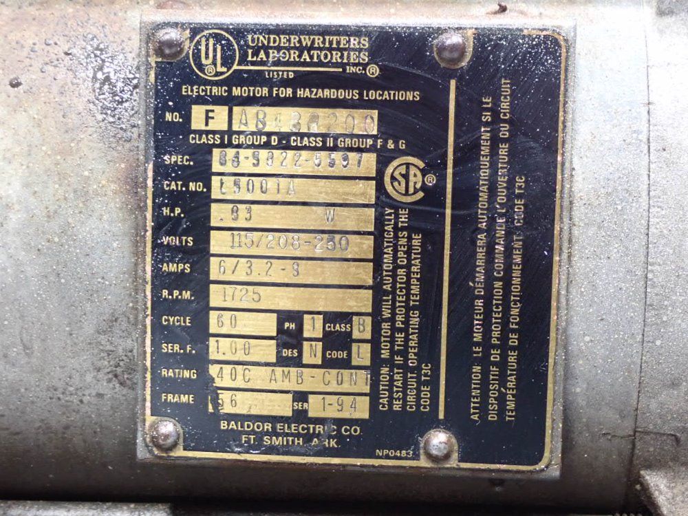 Western Chemical Pumps 3.5-35 Injections Per Minute/16oz-22gal/day Chemical Injection Pump And Motor - Type Ma