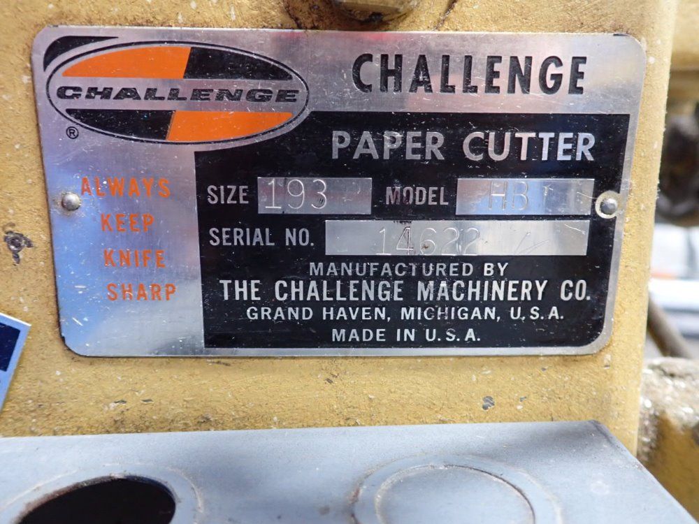 Challenge 19"w Paper Cutter - Hb