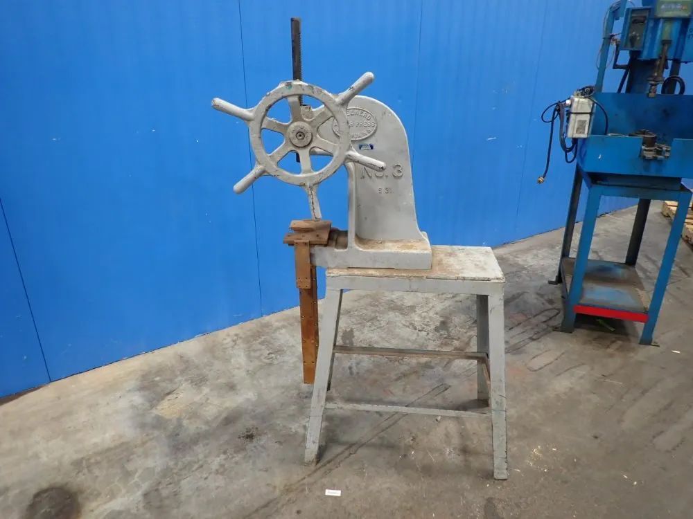 Greenerd 1 1/2 Ton, 23:1 Leverage Ratio Arbor Press - No. 3