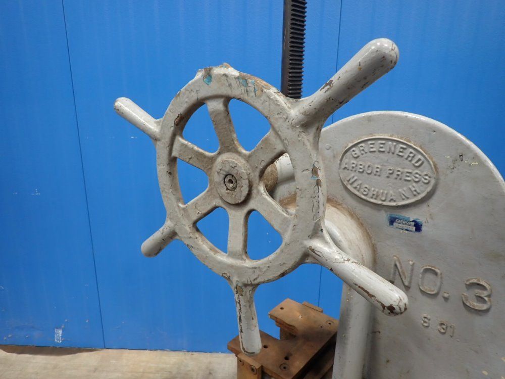 Greenerd 1 1/2 Ton, 23:1 Leverage Ratio Arbor Press - No. 3