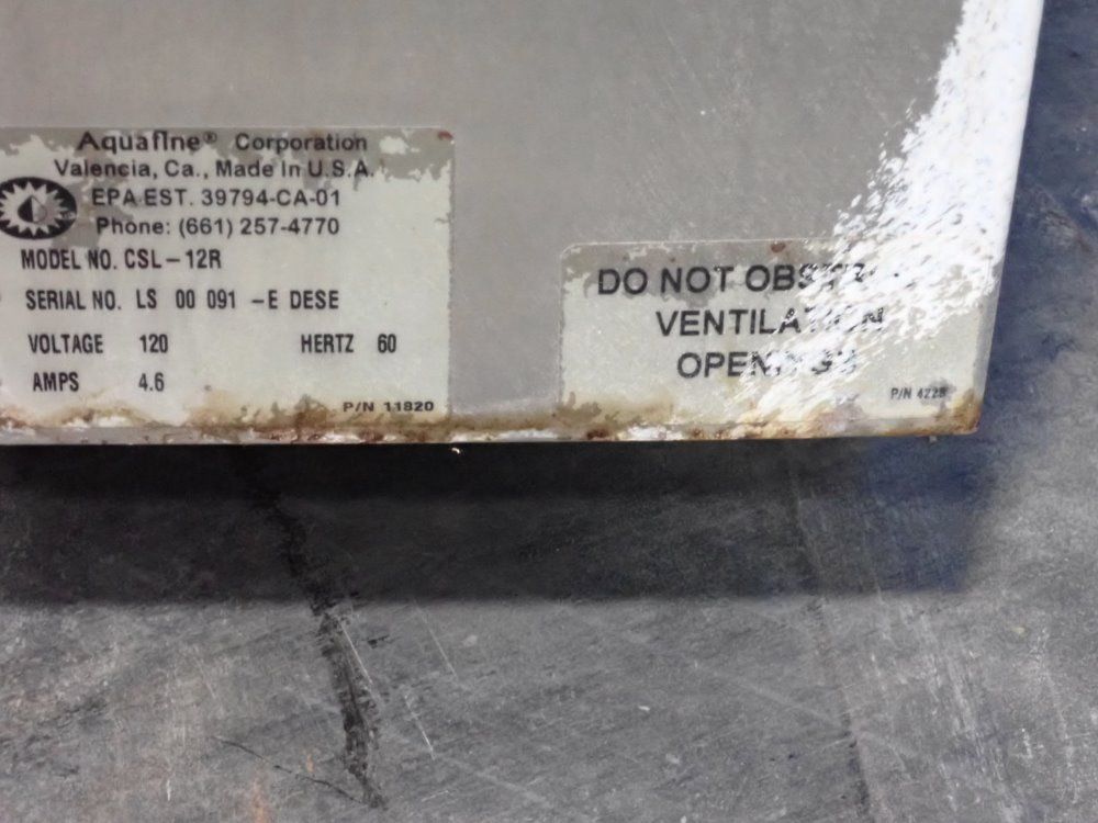 Us Filter Corp Ultra Violet Disinfection Unit - Csl-12r