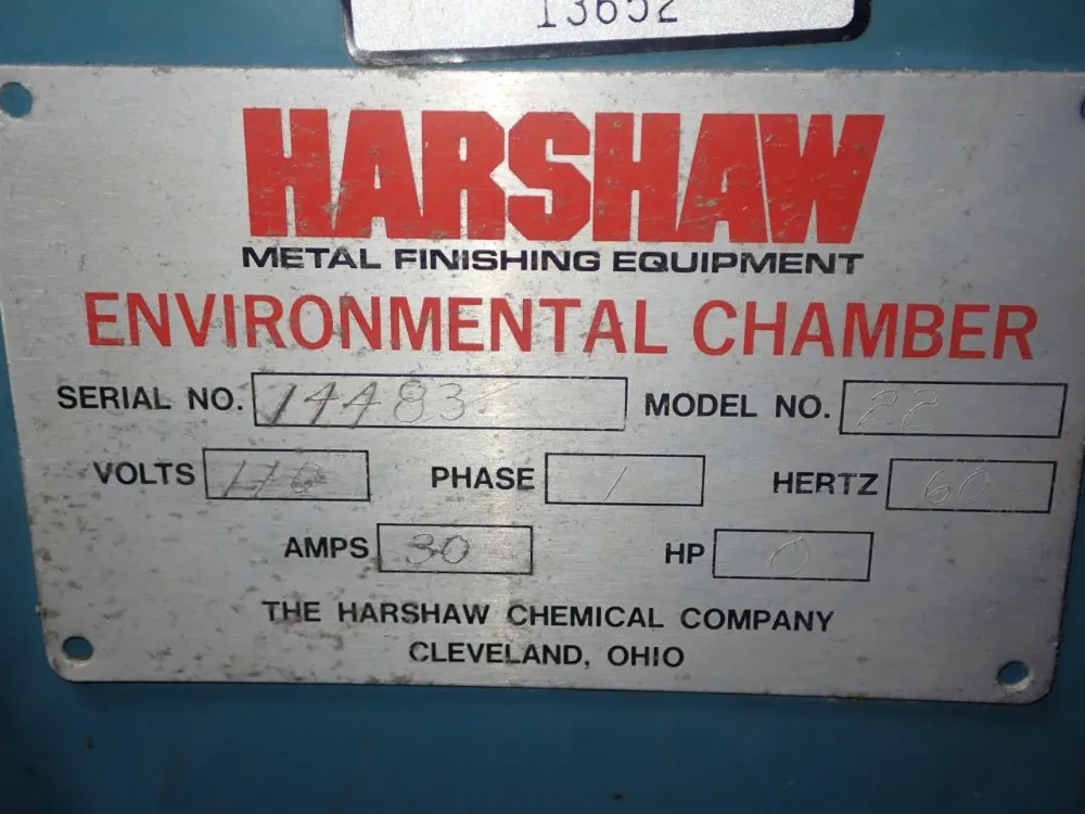 Harshaw 22 Salt Spray Chamber - 22