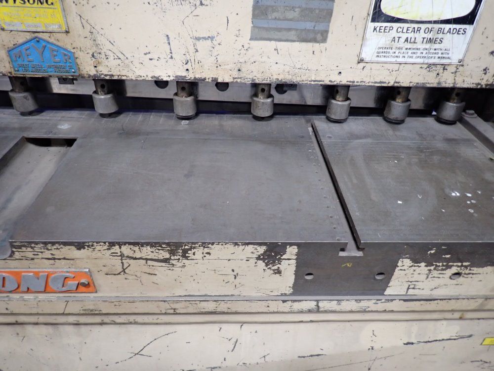 Wysong 14 Ga X 72" 1472 Shear - 1472