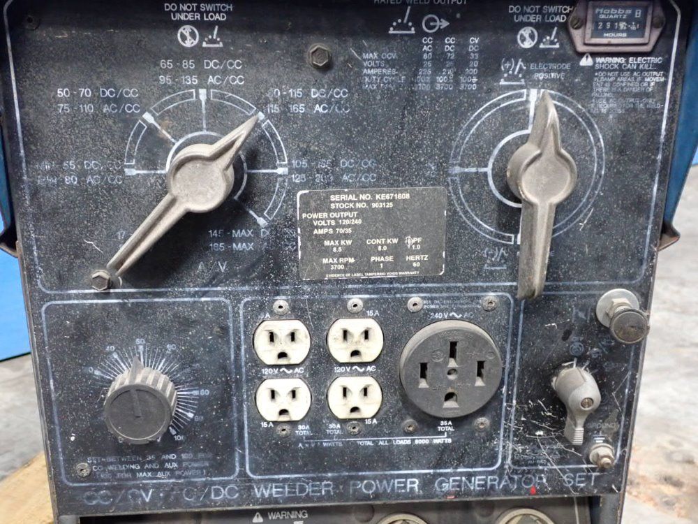 Miller 8.5kw Max, 3700rpm Max Gas Engine Welder/generator - Bobcat 225g