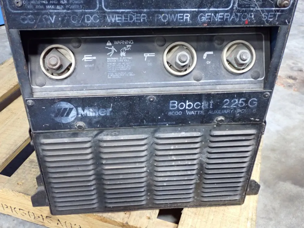 Miller 8.5kw Max, 3700rpm Max Gas Engine Welder/generator - Bobcat 225g