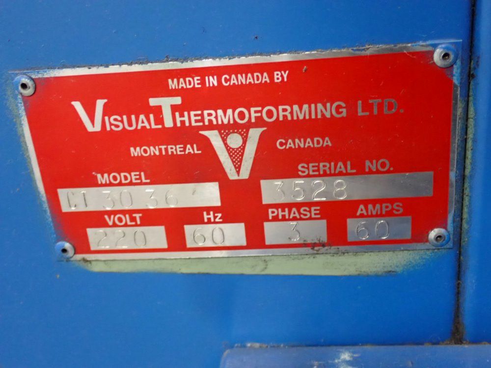 Visual Thermoforming 36 1/2" X 30 1/2" Ct 3036 Skin Packager Unit - Ct 3036