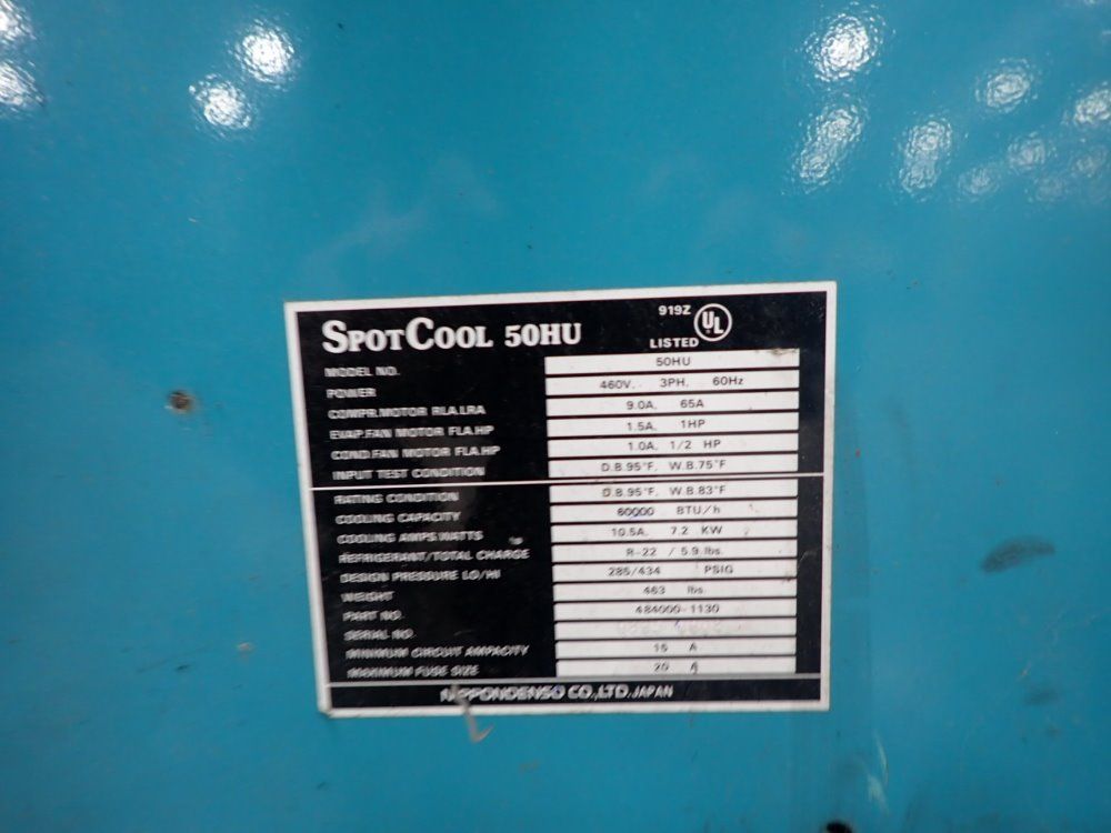 Spot Coolers 60,000 Btu/h Instant Portable Air Conditioner - 50hu