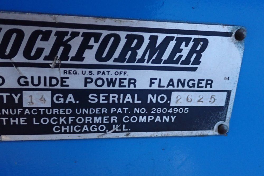 Lockformer 14 Gauge Auto Guide Power Flanger