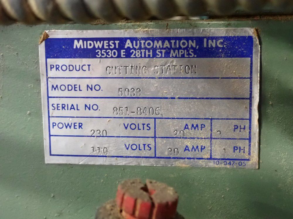 Midwest Automation Inc 69"w Countertop Saw - 5032