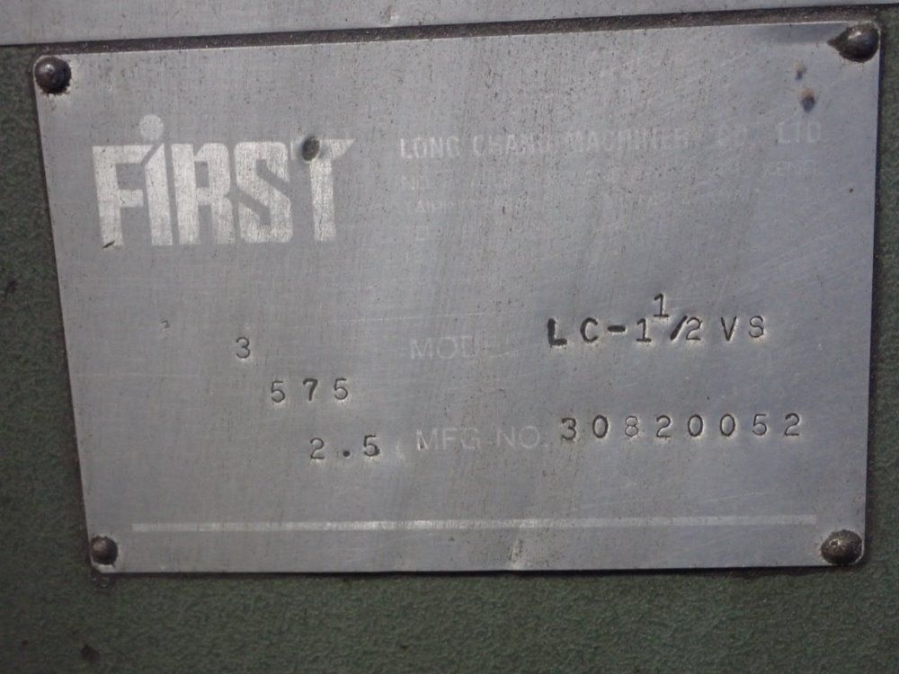 First 9" X 42" Lc-1 1/2 Vs Vertical Mill - Lc-1 1/2 Vs