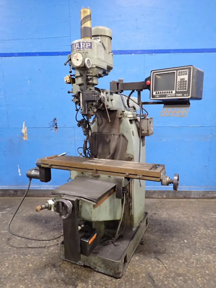 Sharp 51" X 10" Cnc Vertical Mill