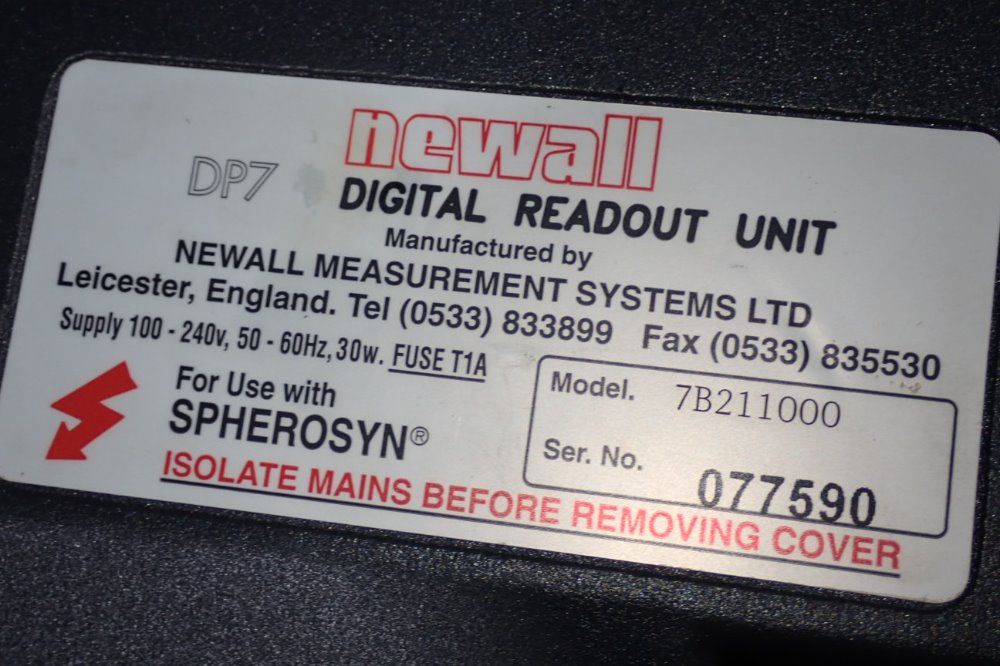 Newall Digital Readout Unit