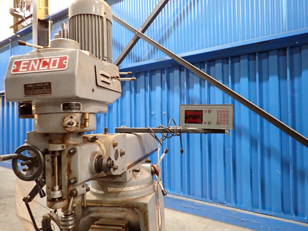 Enco 2.4kw/9.7a Vertical Milling Machine - 100-1598