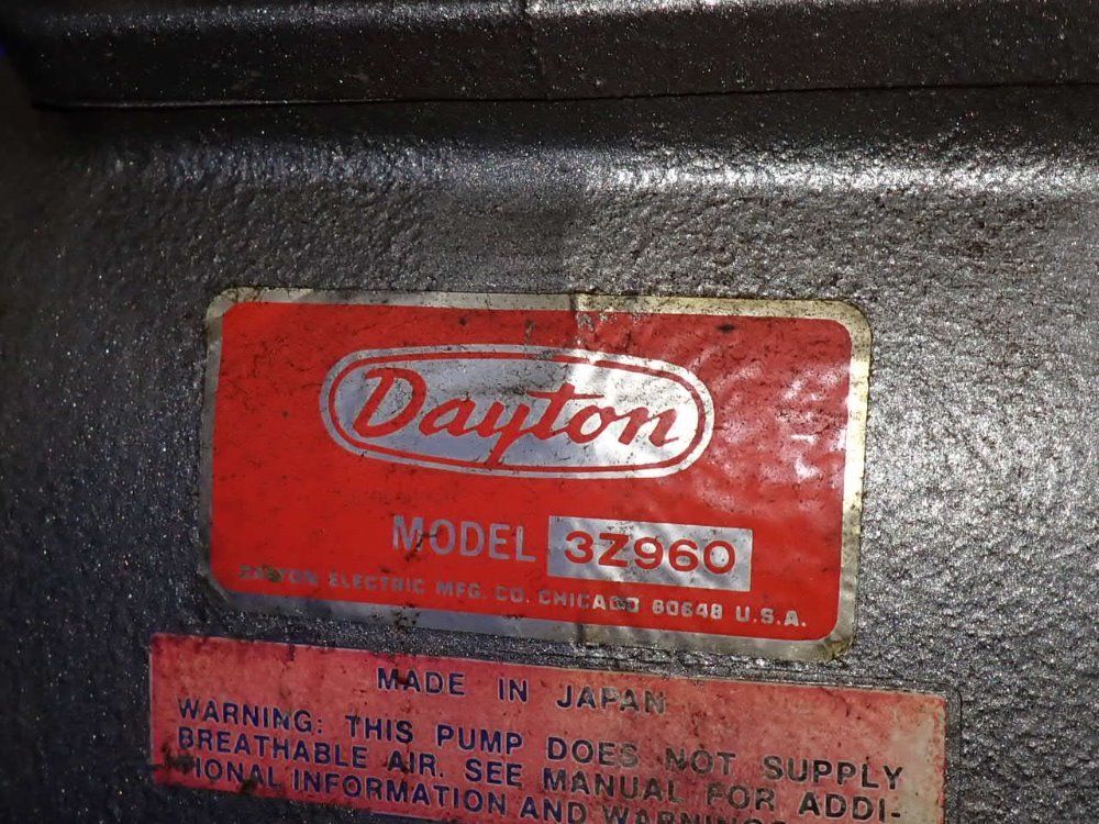 Dayton 5 Hp Air Compressor - 3z966b