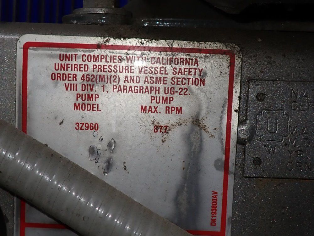 Dayton 5 Hp Air Compressor - 3z966b