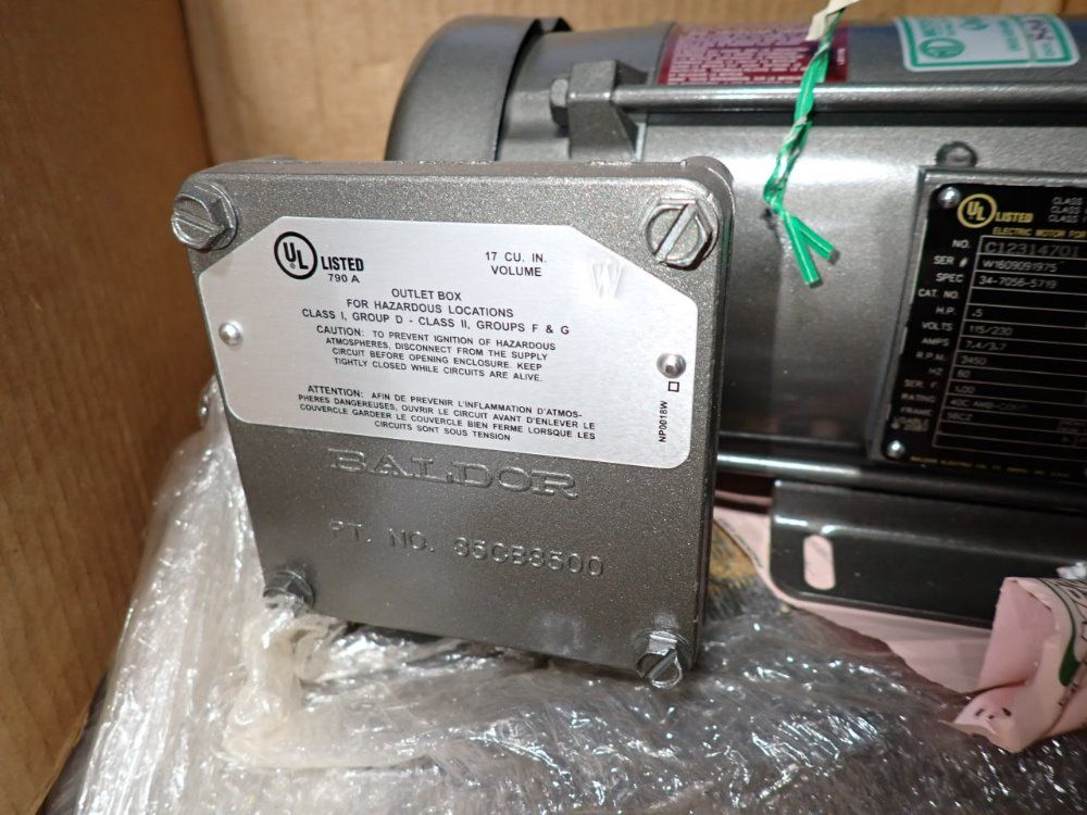 Baldor 1/2 Hp Motor - C12314701