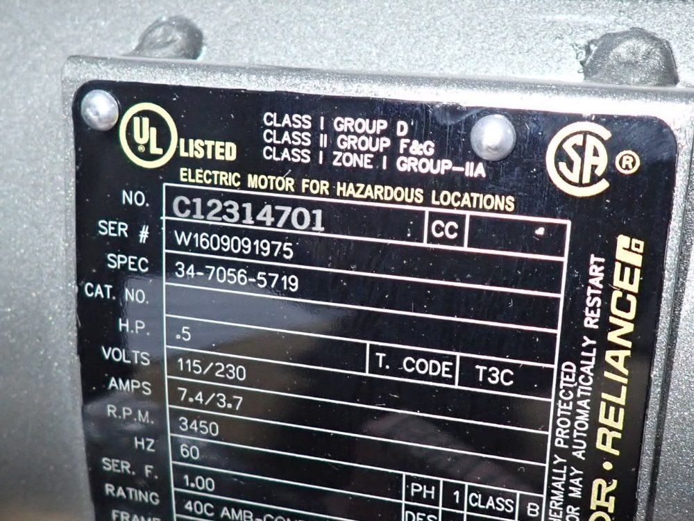 Baldor 1/2 Hp Motor - C12314701