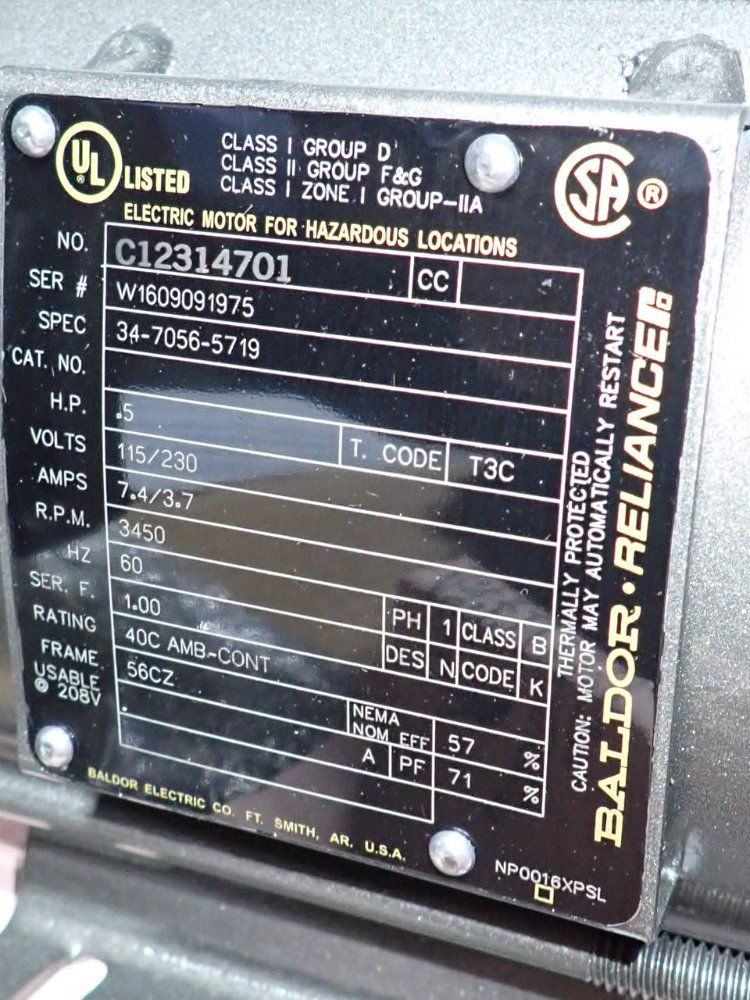 Baldor 1/2 Hp Motor - C12314701