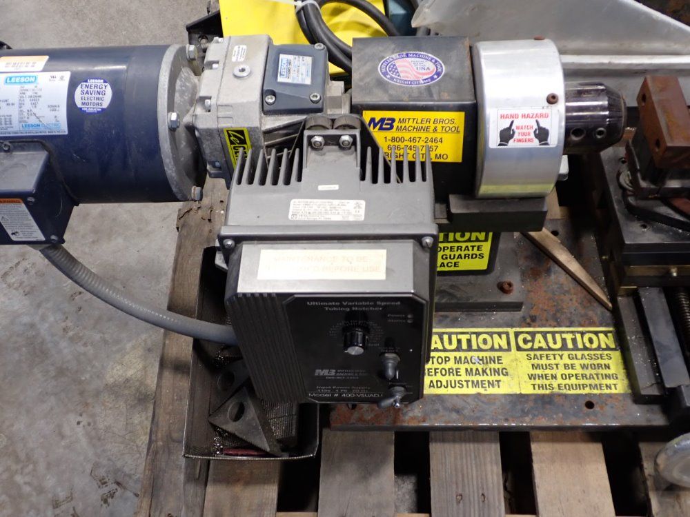 Mittler Brothers Single Speed Tube Notcher Wtools