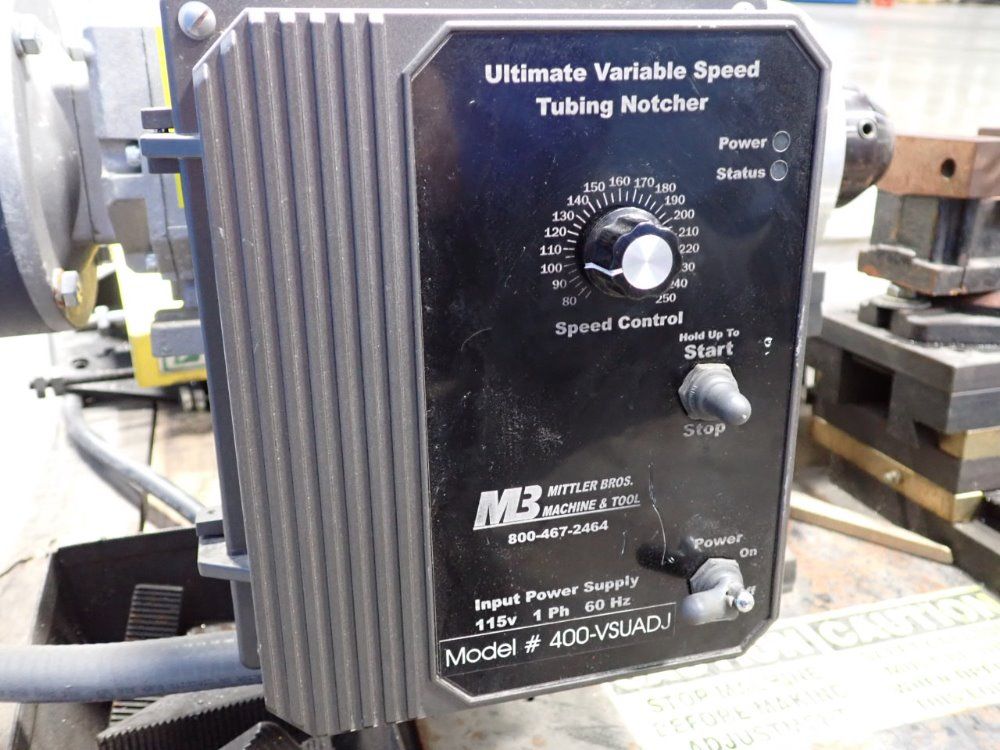 Mittler Brothers Single Speed Tube Notcher Wtools