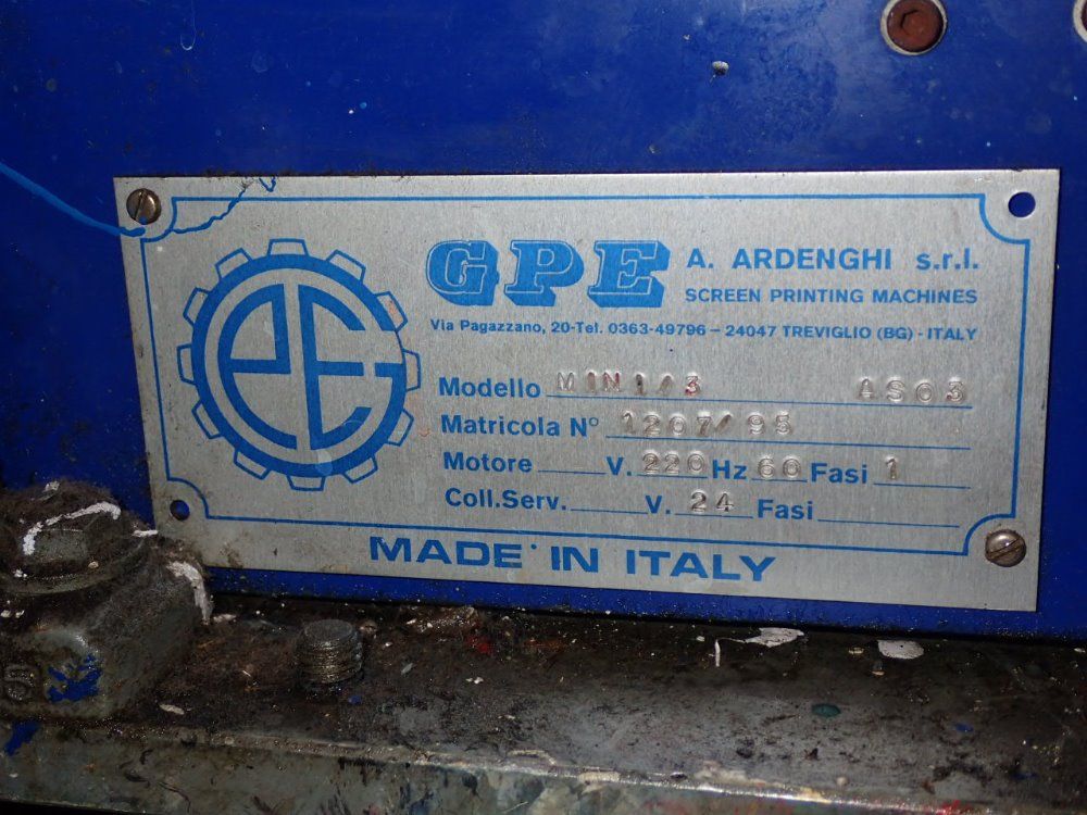 Gpe Screen Printer - Mini 3