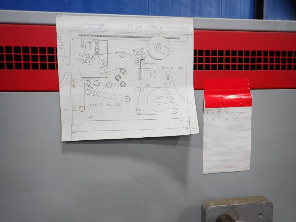 Grafisk Maskinfabrik Web Width 50-330 Mm Label Converting Machine - Uc330l