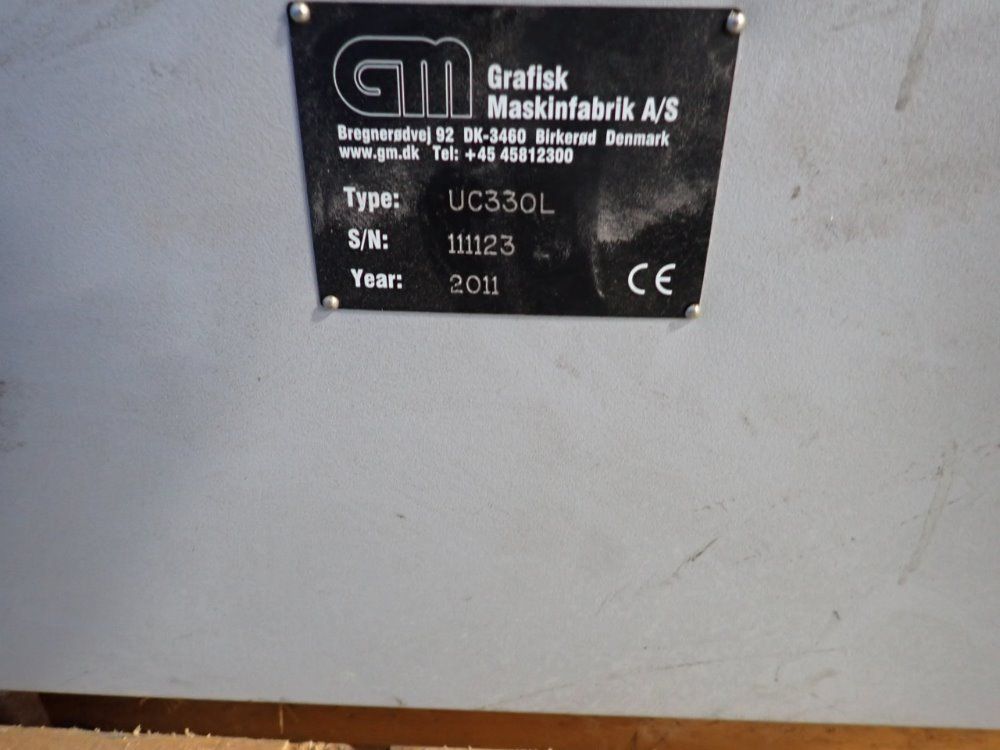 Grafisk Maskinfabrik Web Width 50-330 Mm Label Converting Machine - Uc330l