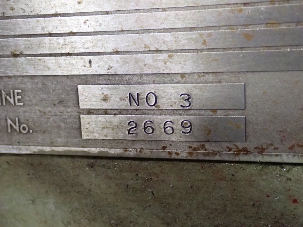 Barber Colman No. 3 Gear Hobbing Machine - No. 3