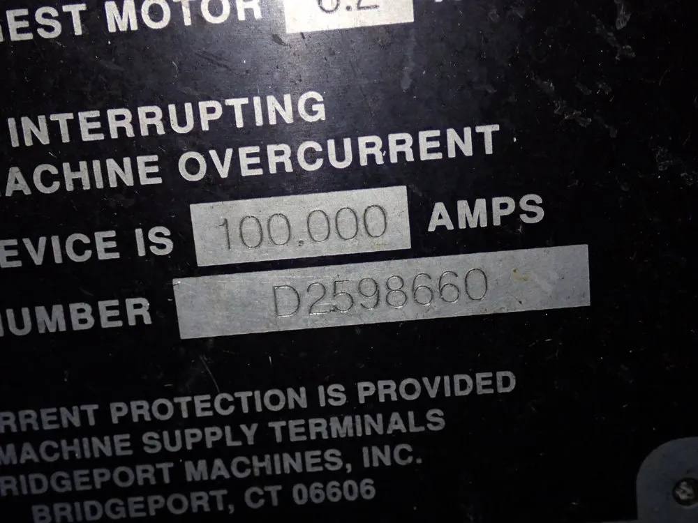 Bridgeport 48" X 9" Ez Trak Series Cnc Vertical Mill - Ez Trak Series