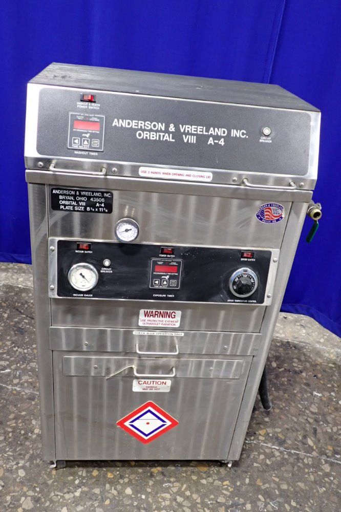 Dme Company A-4 Orbital Viii Water Wash System/platemaker - A-4 Orbital Viii