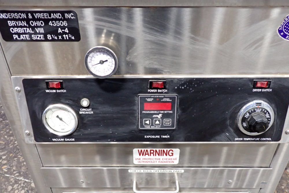 Dme Company A-4 Orbital Viii Water Wash System/platemaker - A-4 Orbital Viii