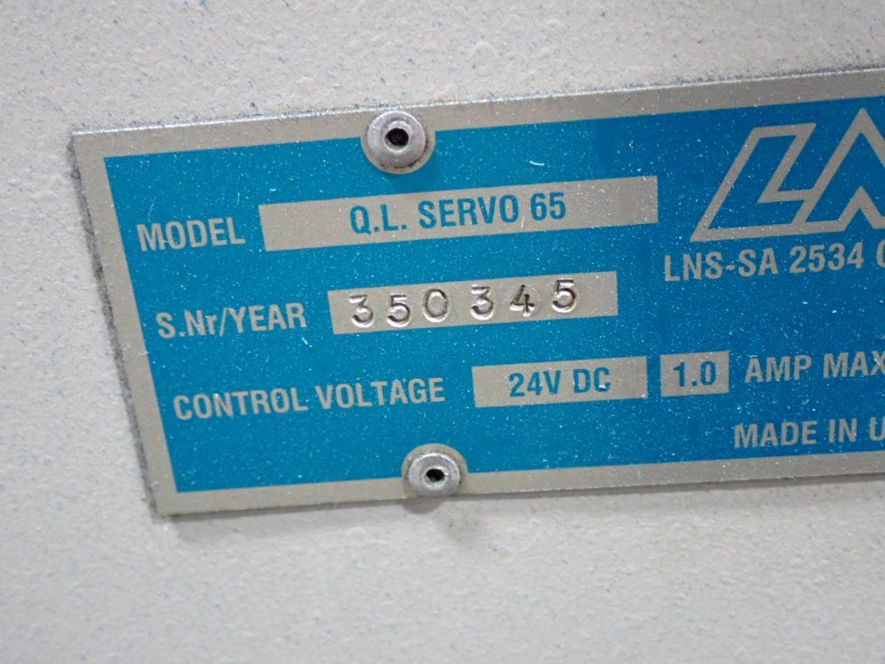 Lns 51 1/4" Q.l. Servo 65 Bar Feeder - Q.l. Servo 65