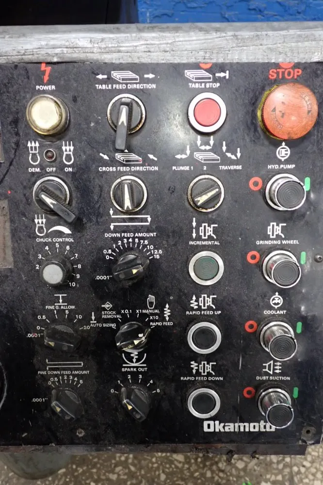 Okamoto 11 3/4" X 23 1/2" Acc-12-24dx Surface Grinder - Acc-12-24dx