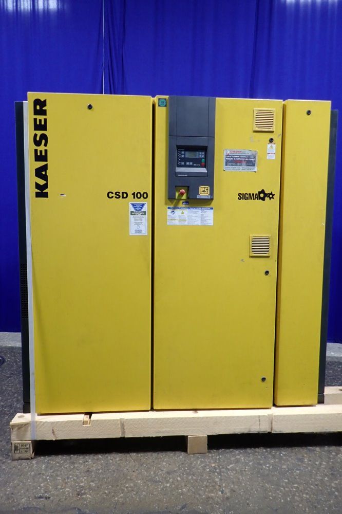 Kaeser 100 Hp Csd100 Air Compressor - Csd100