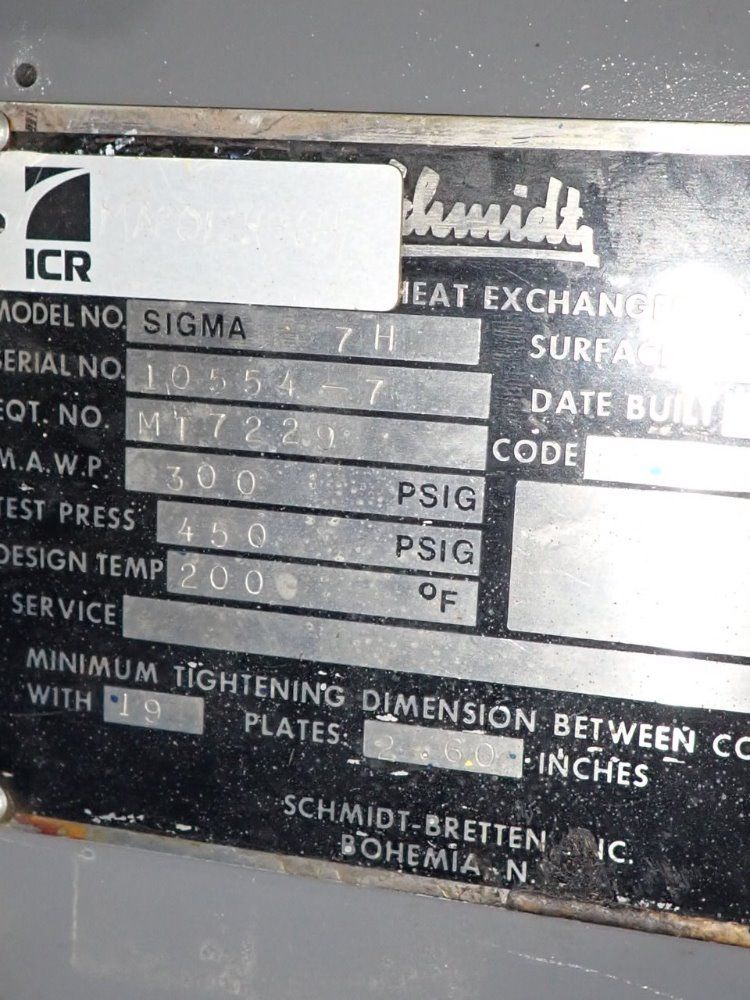 Schmidt-bretten Heat Exchange - Sigma 7h