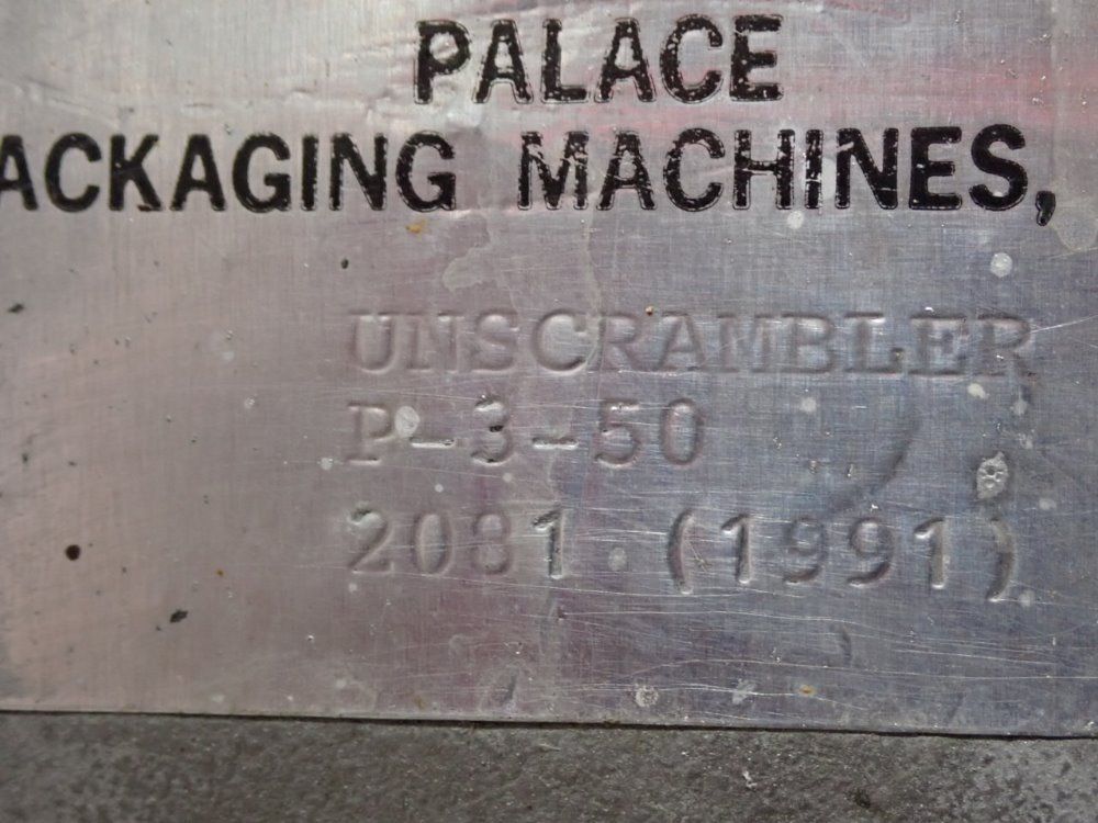 Palace Packaging Machines 44" X 48" X 28" Hopper Elevator Hopper/unscrambler - P-3-50