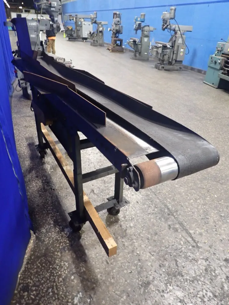 9" X 124" Power Belt Conveyor