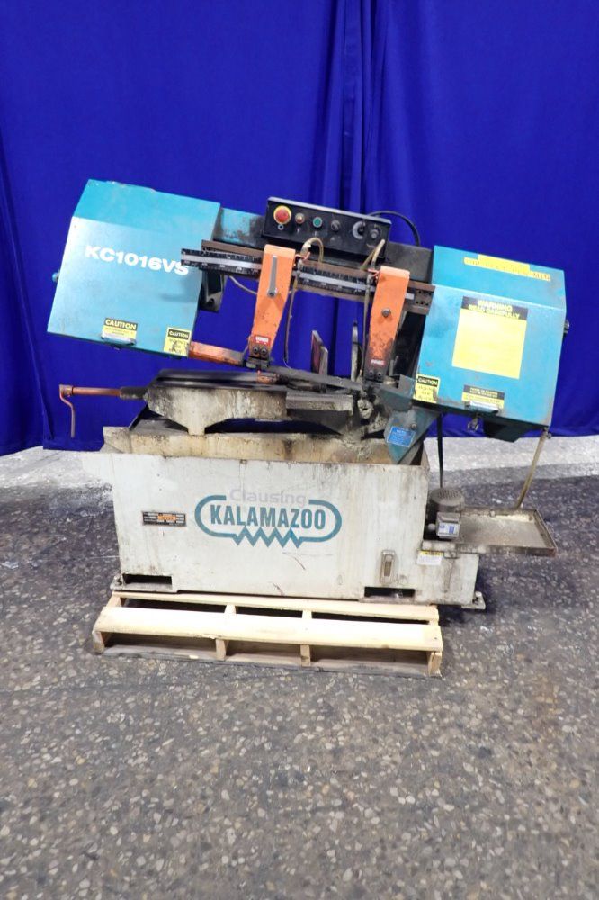 Clausing/kalamazoo 10" X 10 1/2" Kc1016vs Horizontal Band Saw - Kc1016vs