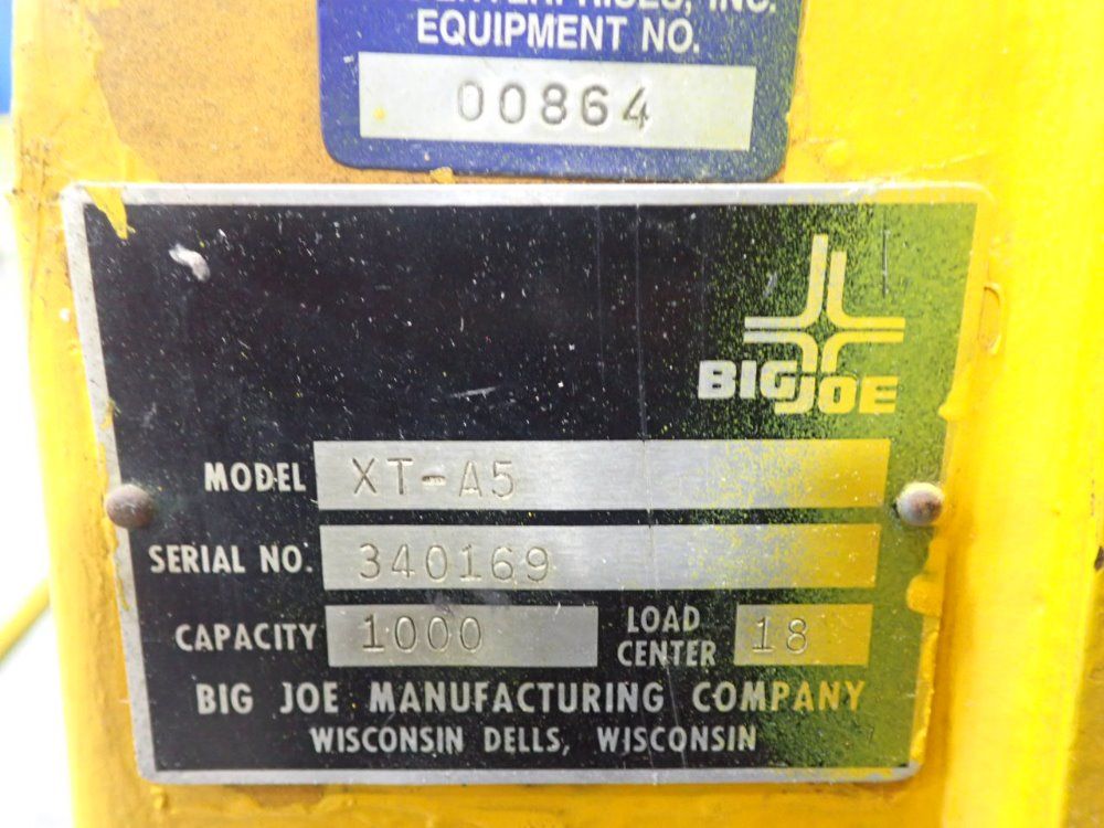Big Joe Mfg. Co. 1000 Lbs. Lift Die Cart - Xt-a5