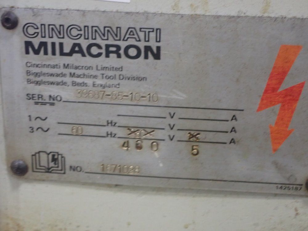 Cincinnati Cincinnati 1671028 Cutter Grinder