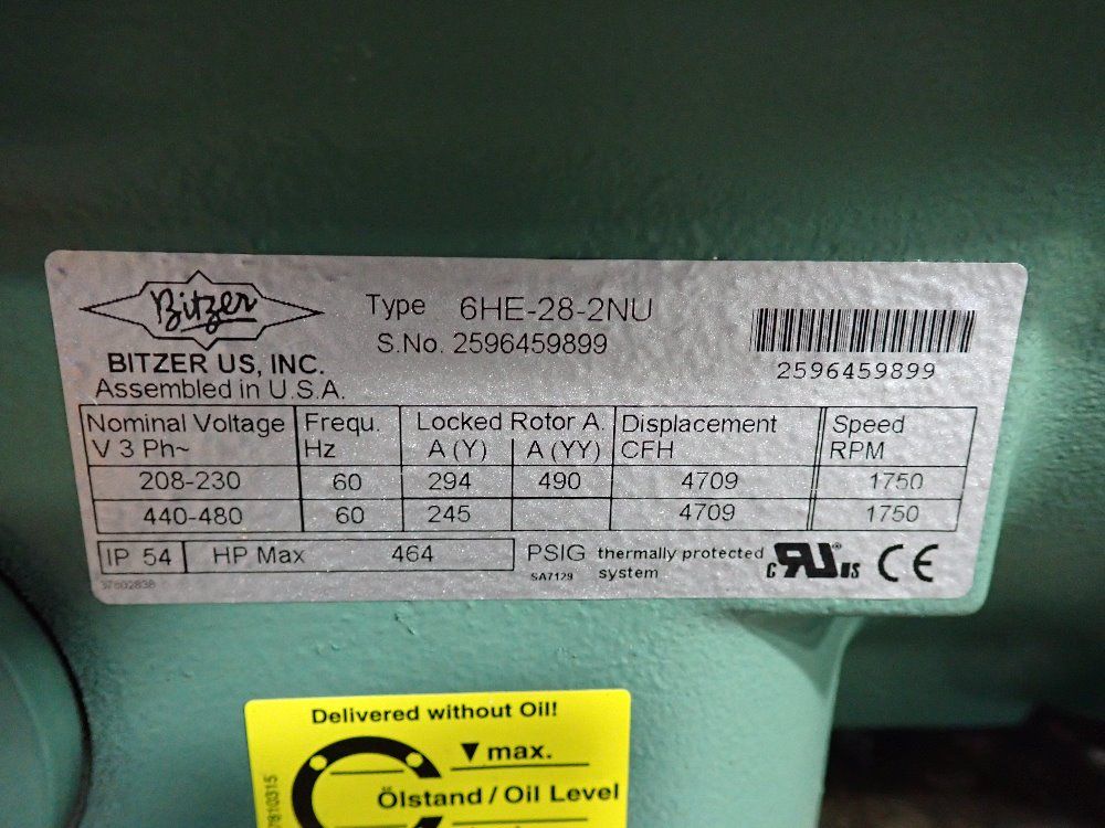 Bitzer Compressor - 6he-28-2nu