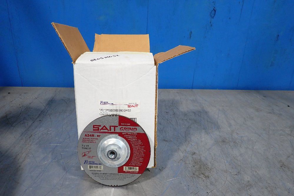 United Abrasives 7x1/4" Grinding Wheel - A24r-bf
