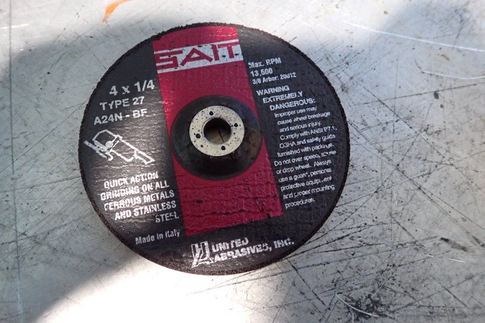 United Abrasives 4 1/4" Grinding Wheel - A24r-bf