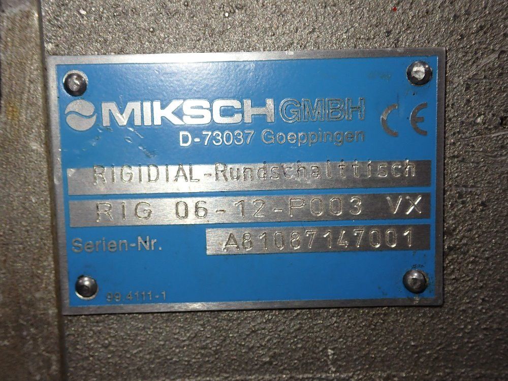 Miksch Rotary Indexer