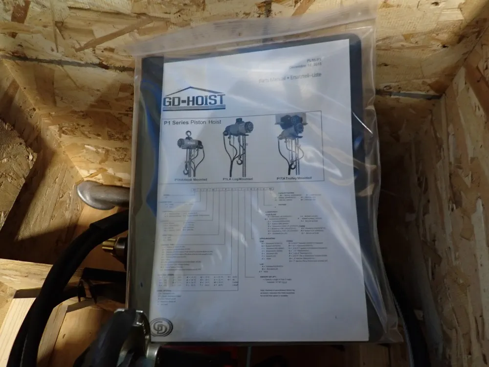 Gd-hoist 500 Lbs Chain Hoist - P1ha05lpcl018bba05