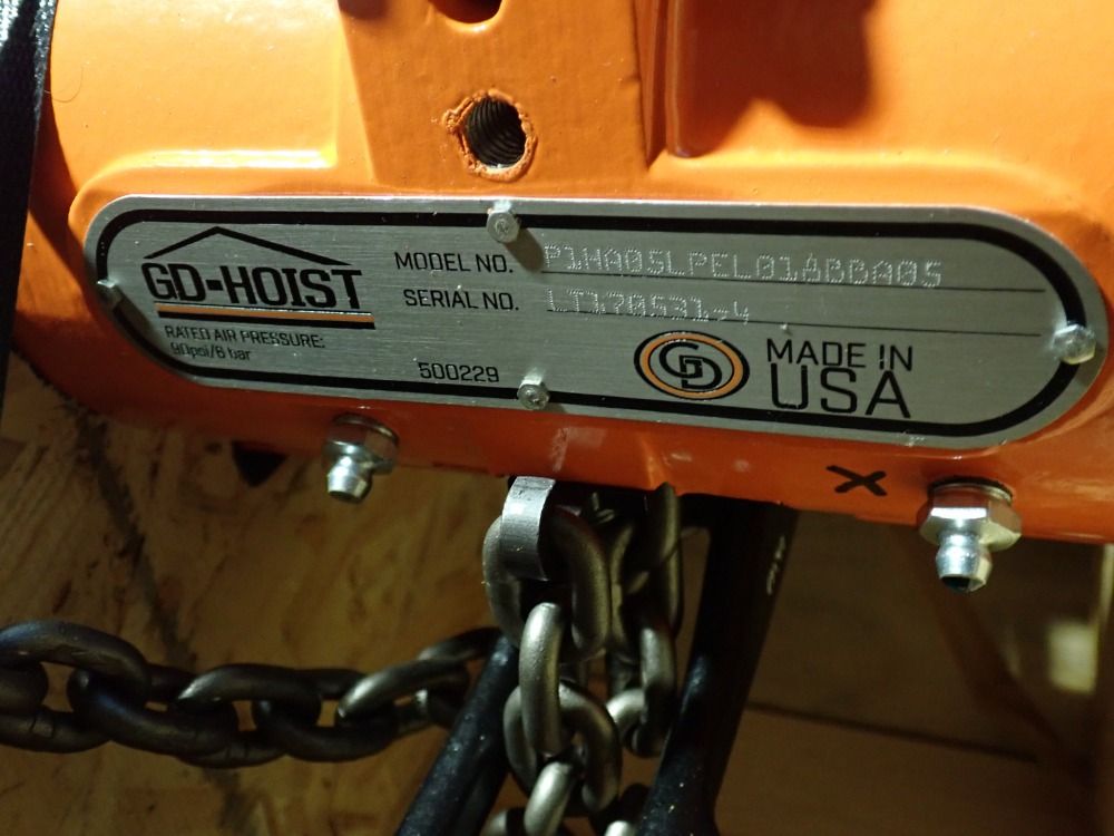 Gd-hoist 500 Lbs Chain Hoist - P1ha05lpcl018bba05