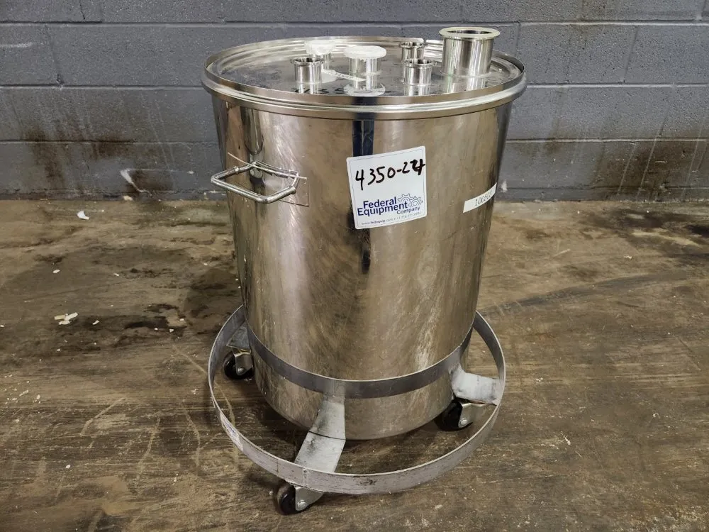 26 Gal Eagle Stainless Tank, Model Cth-47h-5ma, 316l S/s