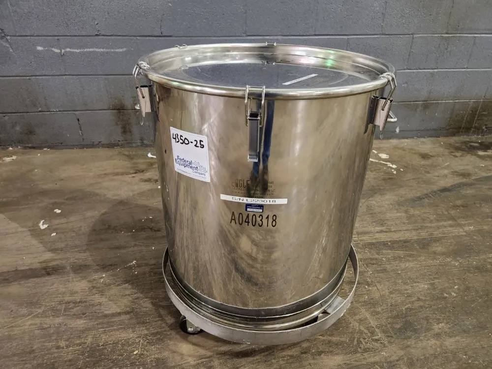 37 Gal Eagle Stainless Tank, Model Cth-565, 316l S/s