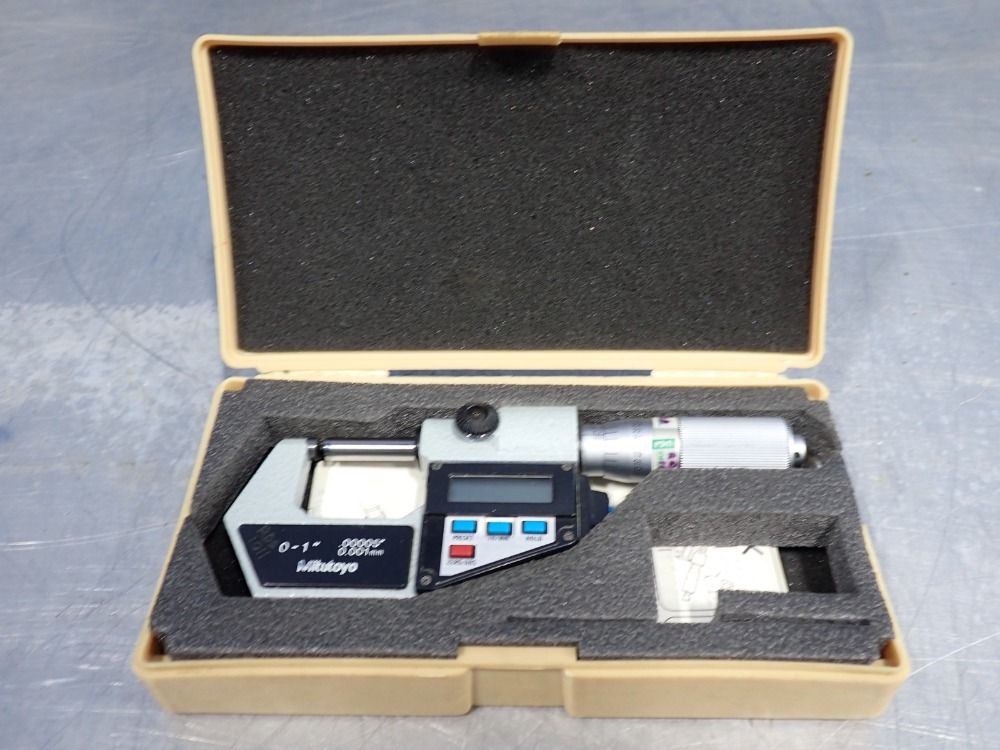 Mitutoyo 0-1" Crimp Height Micrometer